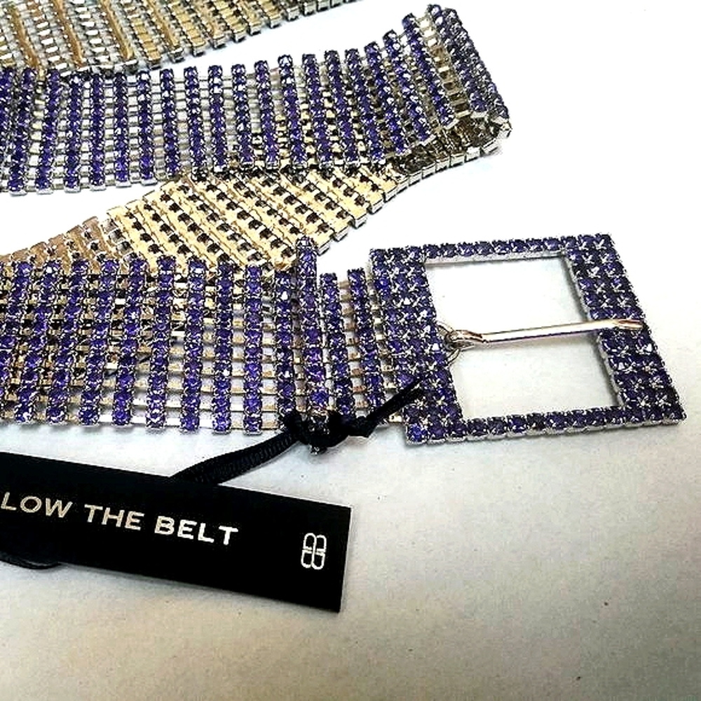 NWT Farah Crystal Belt
